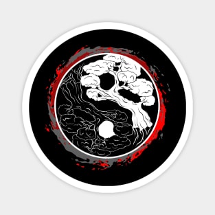 Yin Yang Bonsai Tree Magnet